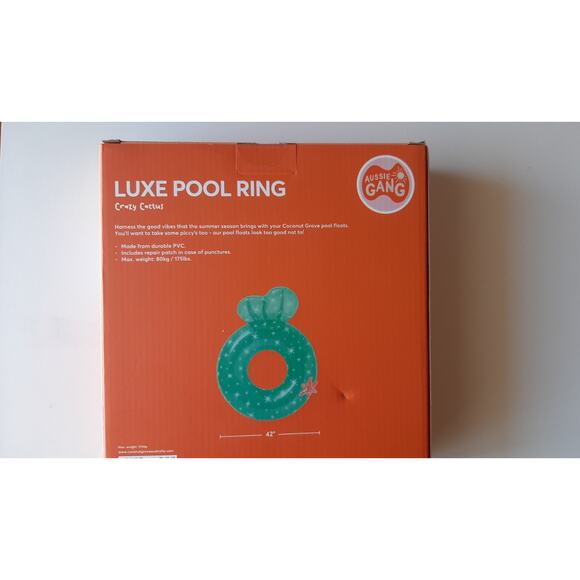 Luxe Pool Ring "Crazy the Cactus" - Picture 2 of 2